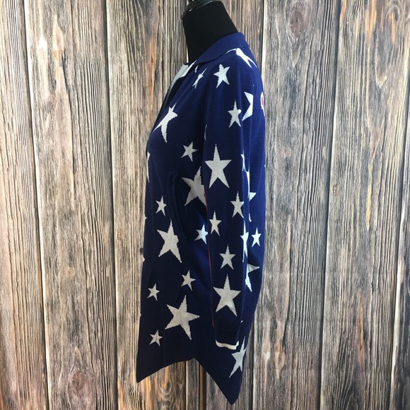 USA Patriotic Long Cardigan - Picture 4 of 7